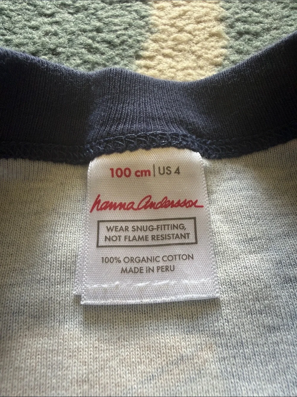 Hanna Andersson Navy S'mores & Marshmallow Kids Pajama Set